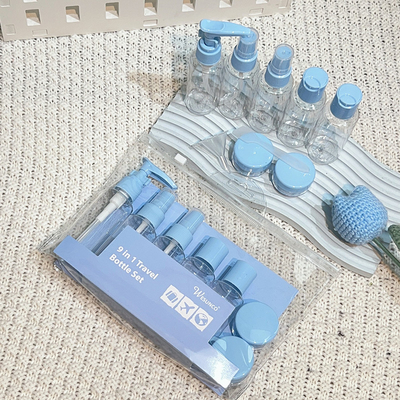 Warm stempelen 50 ml plastic fles voor aangepaste kleur huidverzorging reis set