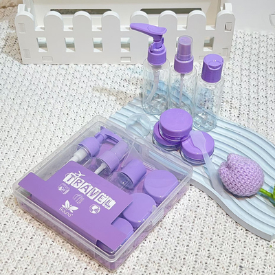 Voguish Design 7 stukjes Plastic Travel 50 ml flesset gebruikt voor persoonlijke verzorging pakket