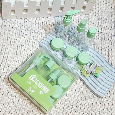 Voguish Design 7 stukjes Plastic Travel 50 ml flesset gebruikt voor persoonlijke verzorging pakket