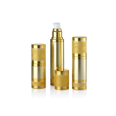 Luxe verschijning 30 ml luchtloze pompfles met grondstoffen in ronde vorm en elke kleur
