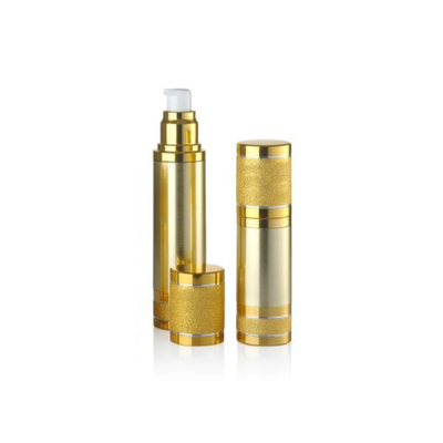 Luxe verschijning 30 ml luchtloze pompfles met grondstoffen in ronde vorm en elke kleur