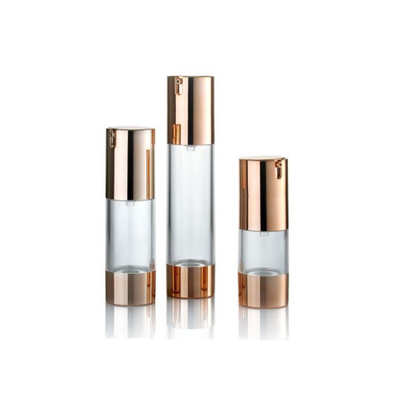 Aluminium houten 30 ml luchtloze pompfles met aangepaste kleuren