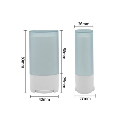 11 g PP lege bodempullerende deodorantstokbuis met rol