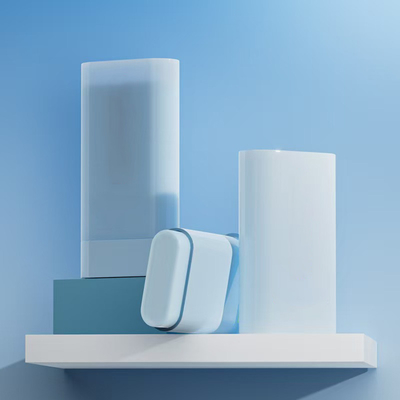 Leeg Deodorant Stick Tube 20G 20ML met veer aan de onderkant