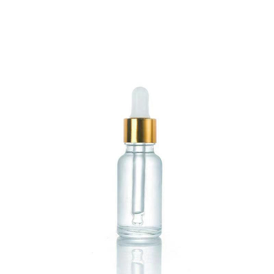 Groothandel 15 ml 30 ml 50 ml glazen fles essentiële olie lege verpakking met druppelkap en glazen pipet