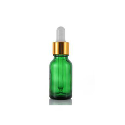 Groothandel 15 ml 30 ml 50 ml glazen fles essentiële olie lege verpakking met druppelkap en glazen pipet