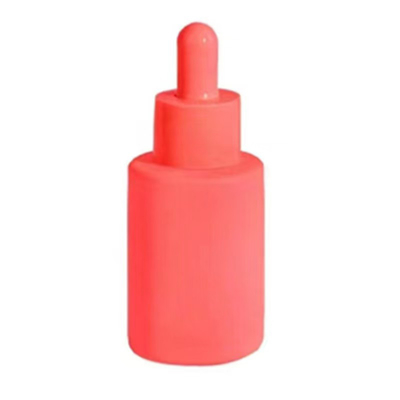 Gepersonaliseerde Macaron glas lege essentiële olie fles met dropper cap