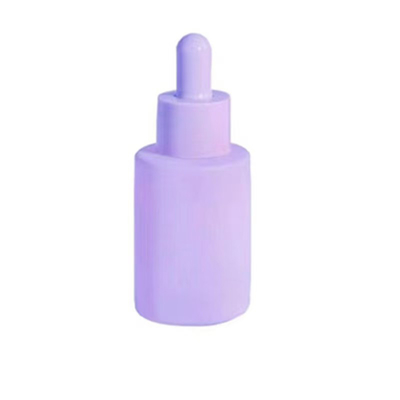 Gepersonaliseerde Macaron glas lege essentiële olie fles met dropper cap