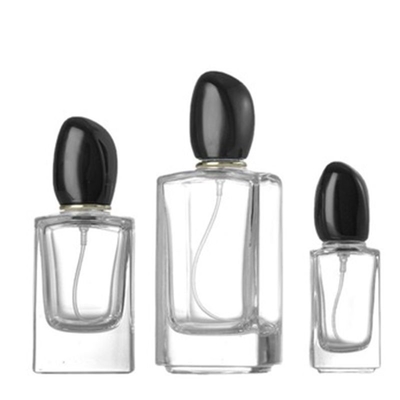 Hotsale 50ml & 100ml glazen spuitfles voor parfum leeg vierkant parfumeriecontainer