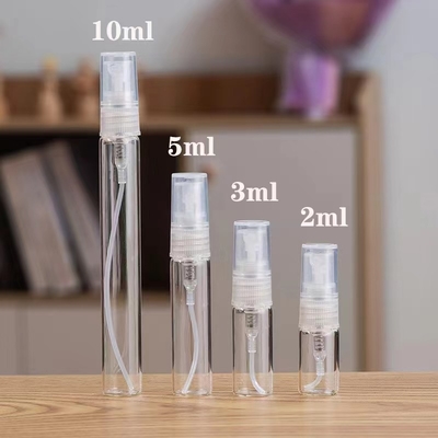 2ML 3ML 5ML & 10ML lege glasparfumspray-monstercontainer met plastic sproeier