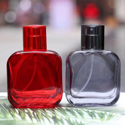 Groothandel 30 ml glazen fles met aangepaste kleuren lege parfumfles