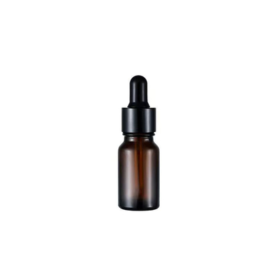 Groothandel Amber Glass Essential Flasje Met Plastic Black Dropper Cap