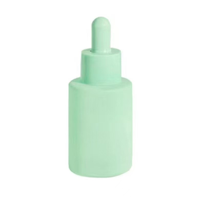 Op maat gemaakte 20 ml, 30 ml en 50 ml Flat Shoulder Glass Essential Oil Flasje Met Dropper Cap