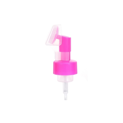 Op maat gemaakte 42 mm plastic schuimpomp met siliconen borstel voor het reinigen