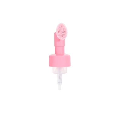 Groothandel 42 mm plastic schuimpomp met siliconen borstelpompkop