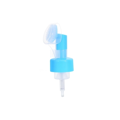 Groothandel 42 mm plastic schuimpomp met siliconen borstelpompkop