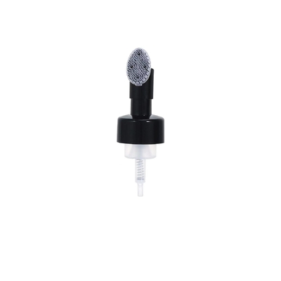 Groothandel 42 mm plastic schuimpomp met siliconen borstelpompkop