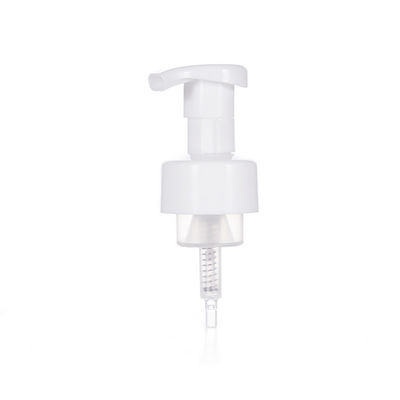Zwarte cosmetische lotionpompdispenser met afsluitkraag