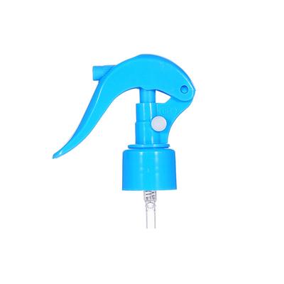 Transparante blauwe plastic 24/410 Mini Trigger Sprayer gebruikt in flesseël