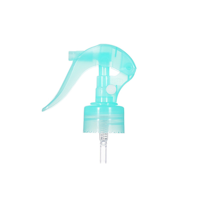 Transparante blauwe plastic 24/410 Mini Trigger Sprayer gebruikt in flesseël