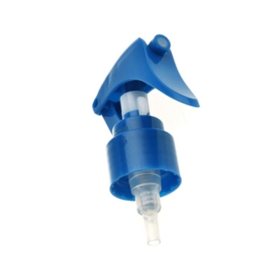 Donkerblauw 24/410 Mini-triggersprayer met clipontwerp gebruikt voor het reinigen van artikelen