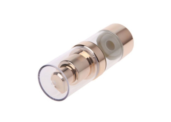 Topkwaliteit Goud Aluminium 20ml Plastic Airless Pump Flasje Gebruik Huidverzorging