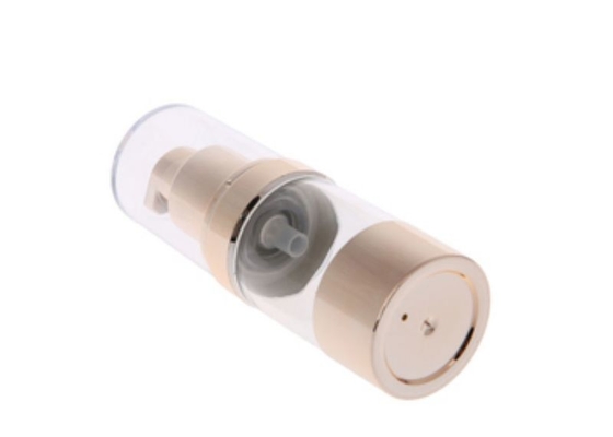 Topkwaliteit Goud Aluminium 20ml Plastic Airless Pump Flasje Gebruik Huidverzorging