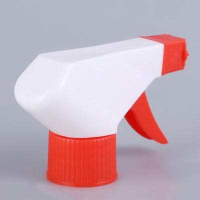 Verkoop in bulk Rood/wit Kleur Plastic Trigger Sprayer 28/410 Grootte gebruikt voor flessen