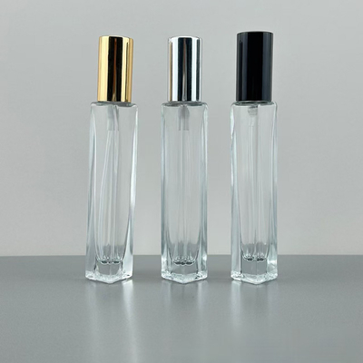 10 ml glazen parfumfles op maat met sproeipomp en overkap
