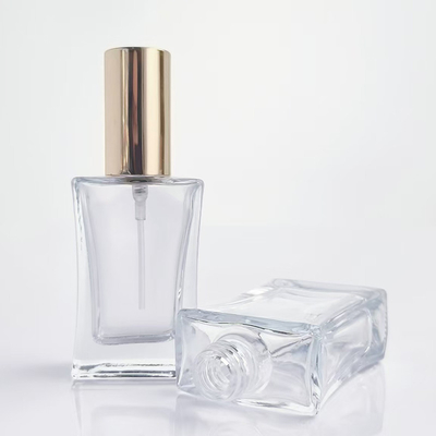 Groothandel 20ML 30ML & 50ML Vierkante glazen parfumfles lege verpakking