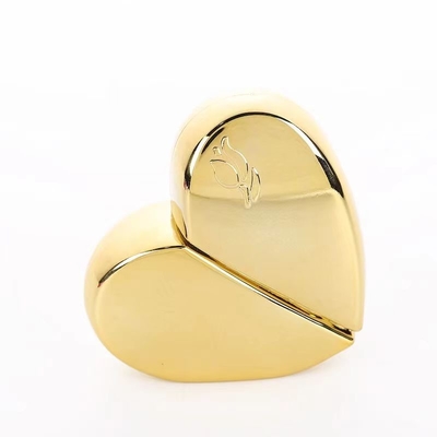 Luxe 30 ml hartvormige glazen parfumfles met geschilderde kleuren