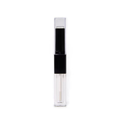 1.2 ml & 2.5 ml Plastic Square Slim Lip Gloss Tube Dual Heads met aangepaste kleuren