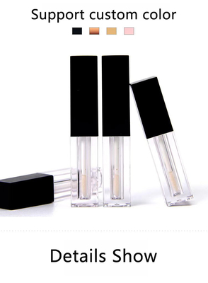 1.2 ml capaciteit Plastic vierkant lege lipgloss buiscontainer voor verpakking