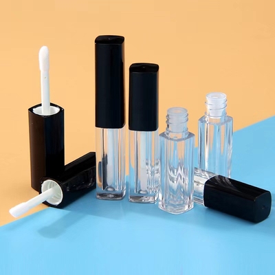 1.2ml Plastic Cylinder Lipgloss Tube met lange kap Aanpasbare kleuren aanvaard
