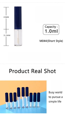PLASTISCHE 1 ml 1,5 ml & 2,5 ml dunne lege container voor lipgloss buis