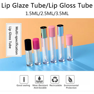 Op maat gemaakte 1,5 ml 2,5 ml 3,5 ml Lip Stick Tube met plastic materiaal