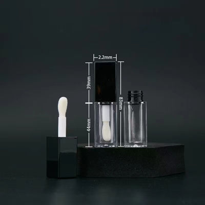 Grote hoofdborstel 5 ml Plastic Lip Gloss Tube Support Kleur Aanpassing