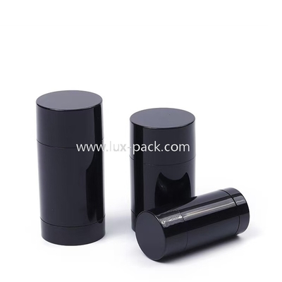 Zwarte AS Enkellaagse Deodorant Stick Container 15ml tot 100ml