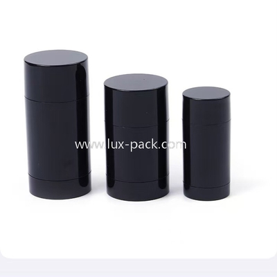 Zwarte AS Enkellaagse Deodorant Stick Container 15ml tot 100ml