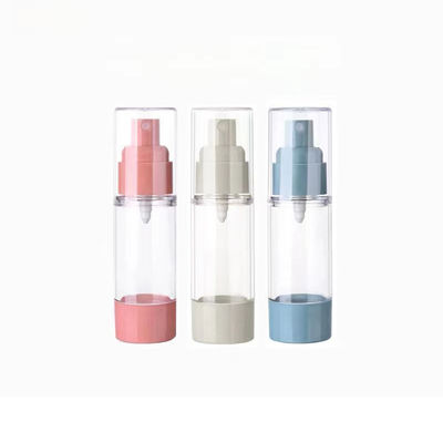 Op maat gemaakte 15 ml 30 ml 50 ml lekkagevrije, gecontroleerde, luchtloze pompfles voor huidverzorging en cosmetica