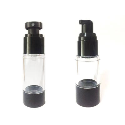Aangepaste plastic airless fles 15ml 30ml 50ml met vacuümpomp