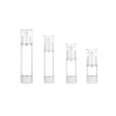 Aangepaste 15ml 30ml 50ml 80ml 100ml 120ml Plastic Fles Vacuüm Cosmetische Serums Crèmes Fles