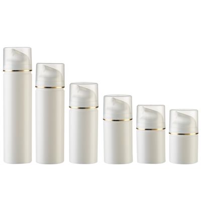 Aangepaste Plastic Airless Fles 30ml-100ml met Vacuümpomp