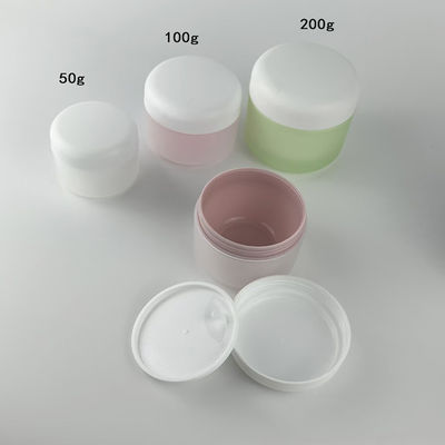 Persoonlijke plastic PP crème pot 50g 100g 200g Capaciteit