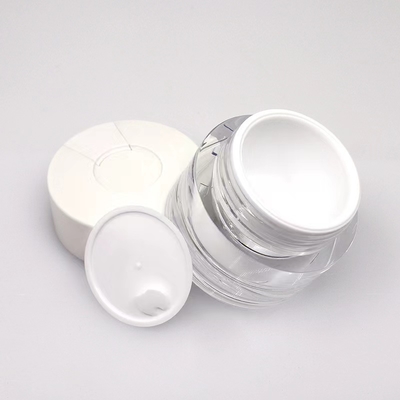 30g 50g Acrylcrème pot met lepel voor cosmetica