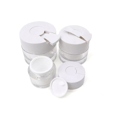 30g 50g Acrylcrème pot met lepel voor cosmetica