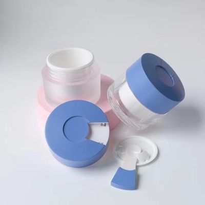 30g 50g Acryl Crème Pot met Lepel Aanpasbaar Bedrukken