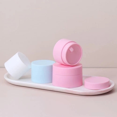 Plastic PP Cream Jar 5g tot 50g Custom Colors MOQ 10000pcs
