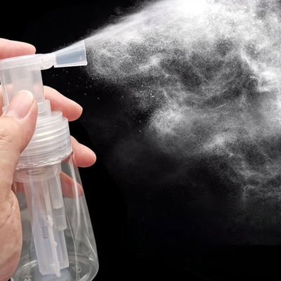 Op maat gemaakte plastic poedersprayfles met een capaciteit van 35 ml-180 ml voor haarverzorgingsproducten met poederspraymechanisme