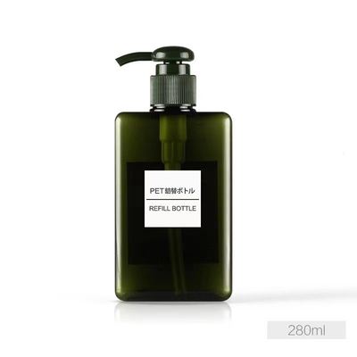 Groothandel Vierkante PETG Lotionfles met Pompkop voor Cosmetische Producten - 10000 stuks MOQ